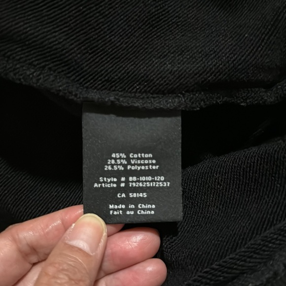 Venque X Takahashi Amoo Embroidered Crewneck Sweatshirt Black Side Zip Pocket-XL - Picture 9 of 11